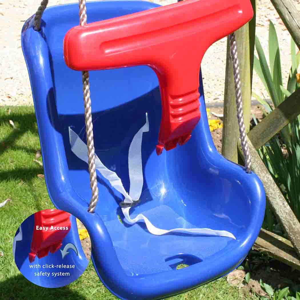 Baby Swing Seat - Blue Deluxe - Safe &amp; Comfortable