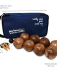 Wooden Boules Set - Pétanque - Deluxe Game Set