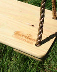 Wooden Tree Swing - Outdoor Fun Adventures