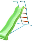 Children's Slide - Wavy - 1.85m - Freestanding - Green