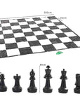 Giant Chess Set - Pieces and Mat Package (3m x 3m)