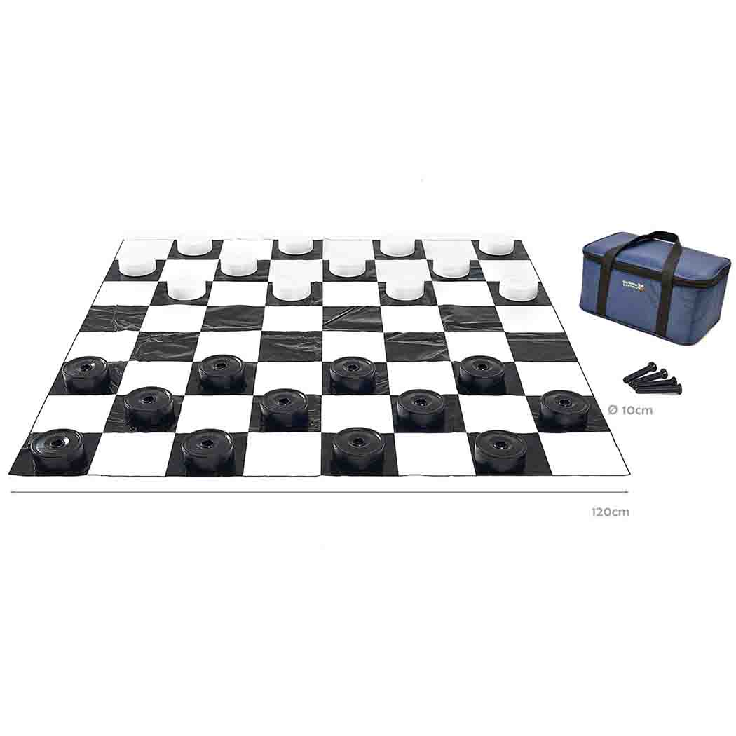 Garden Draughts Set - Indoor &amp; Outdoor Fun