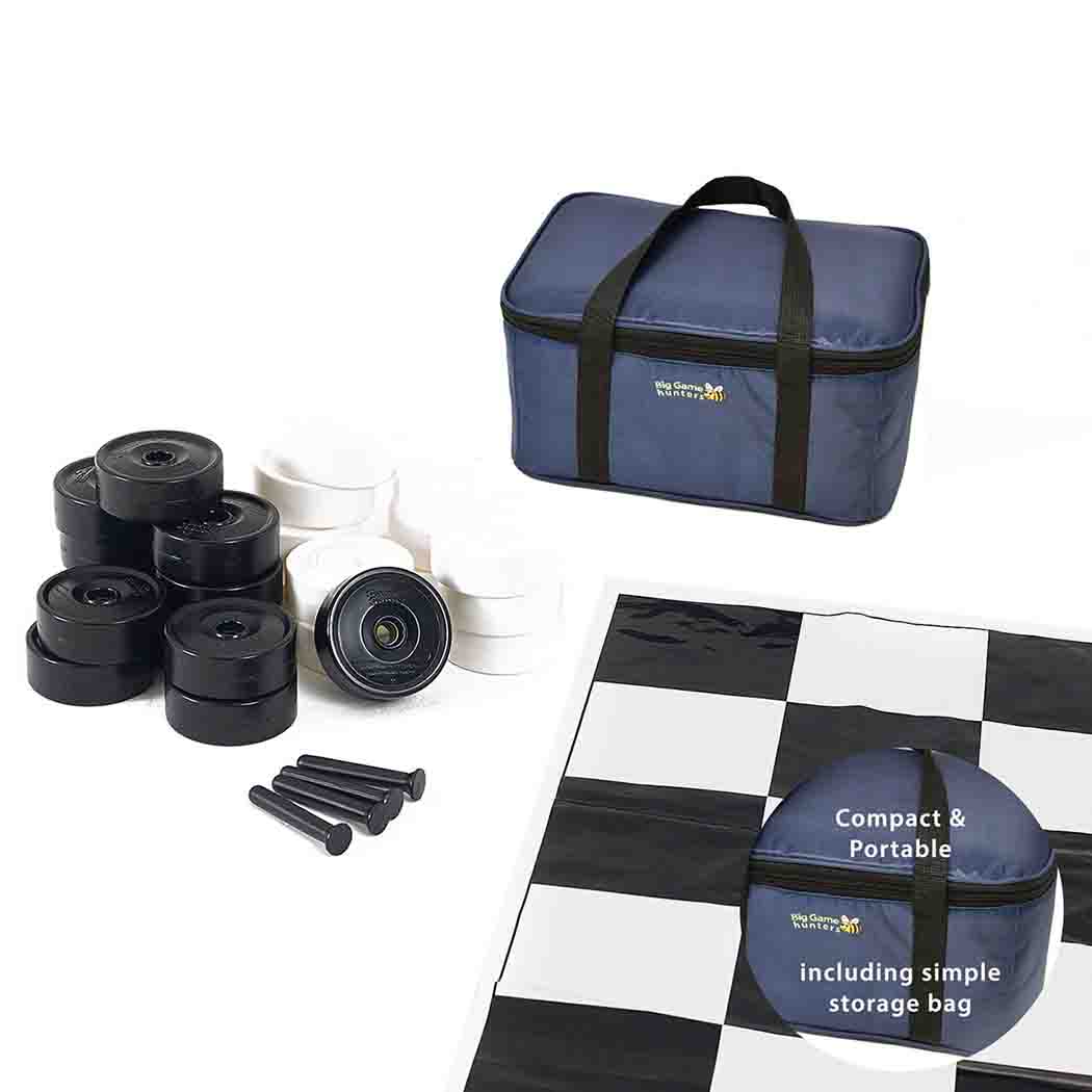 Garden Draughts Set - Indoor &amp; Outdoor Fun