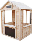 Wooden Café Shop Playhouse for Kids