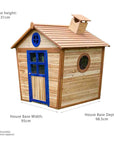 Redwood Lodge Wooden Playhouse – Pre-Painted Fir