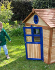 Redwood Lodge Wooden Playhouse – Pre-Painted Fir
