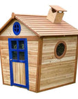 Redwood Lodge Wooden Playhouse – Pre-Painted Fir