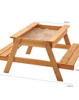 Picnic Table Sandpit with Lid