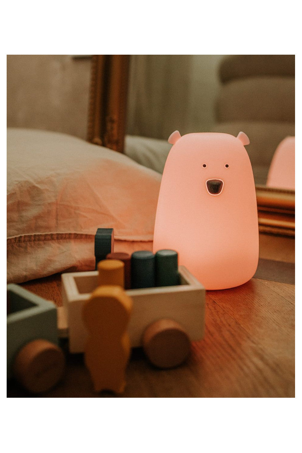 Big Bear Night Light &amp; Cuddly Lamp – Award-Winning Child&#39;s Companion by Rabbit &amp; Friends at brixbailey.com