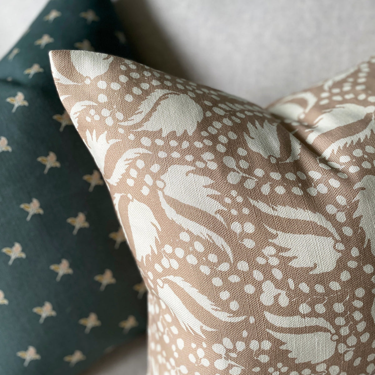 Billow Square Cushion - Blush Pink