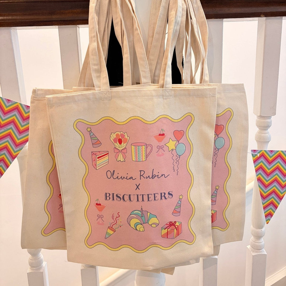 Biscuiteers x Olivia Rubin Sweet Celebration Biscuit Tin