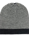 Midnight Interwoven Alpaca Beanie