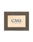 Black and Brown Marquetry Pattern Photo Frame 6x4"