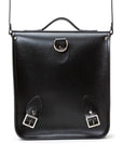 Handmade Leather City Backpack - Black
