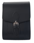 Handmade Leather Festival Phone Bag - Black