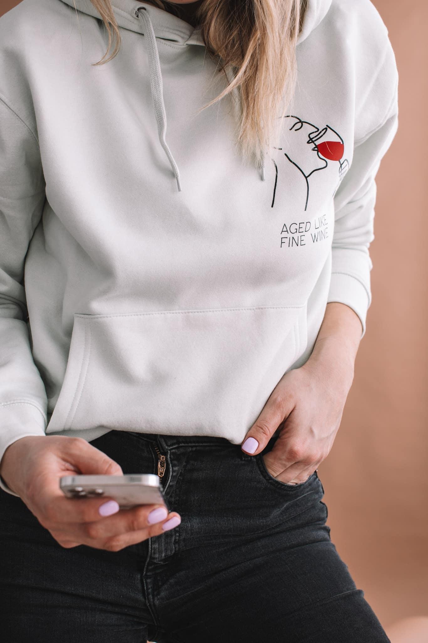 Aged Like Fine Wine Funny Unisex Hoodie