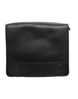 Soft Tannery Leather Messenger - Black