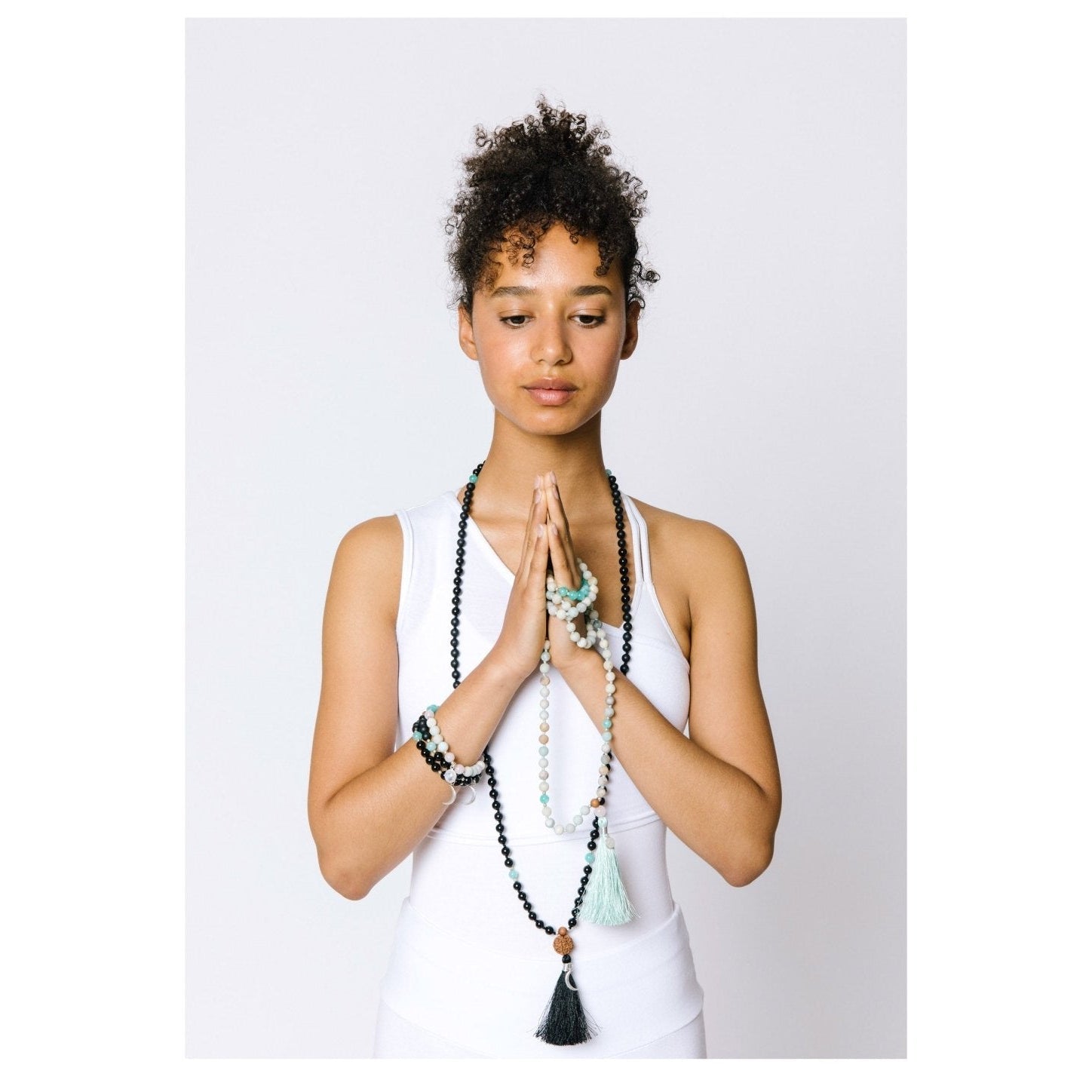 Black Obsidian Crystal Necklace - Nyx