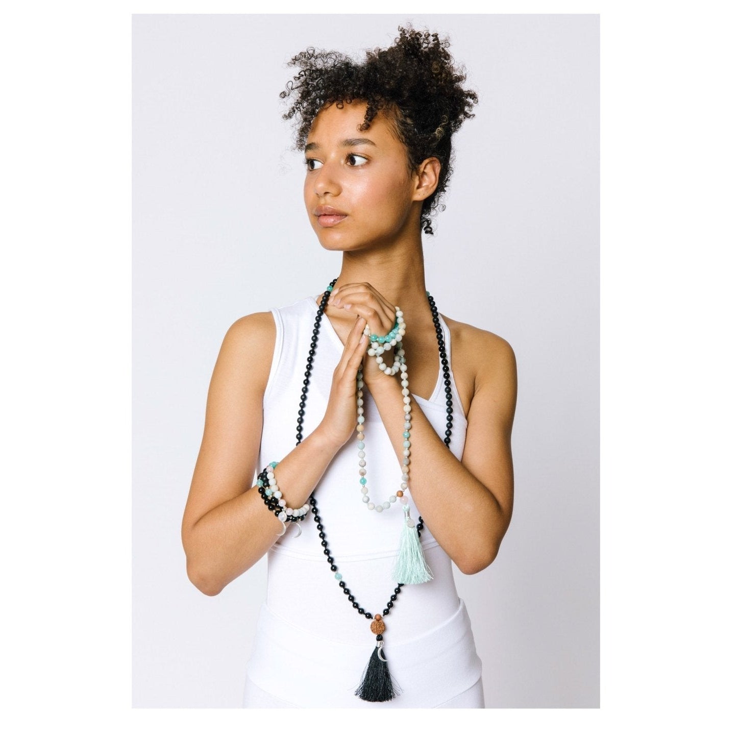 Black Obsidian Crystal Necklace - Nyx