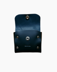 Handmade Leather Simple Coin Purse - Black