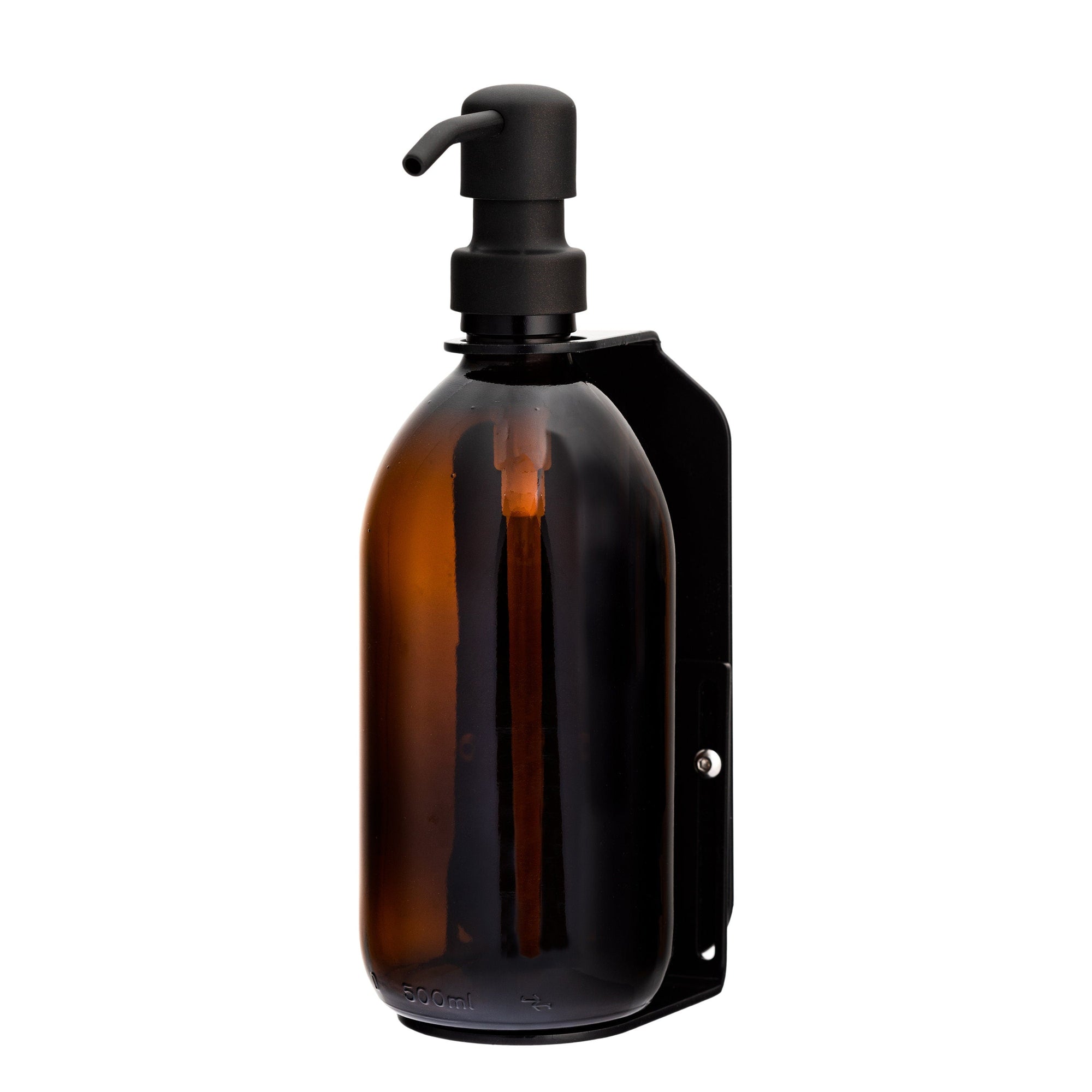 Black Single Wall Mounted Soap Dispenser-2