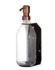 Black Single Wall Mounted Soap Dispenser