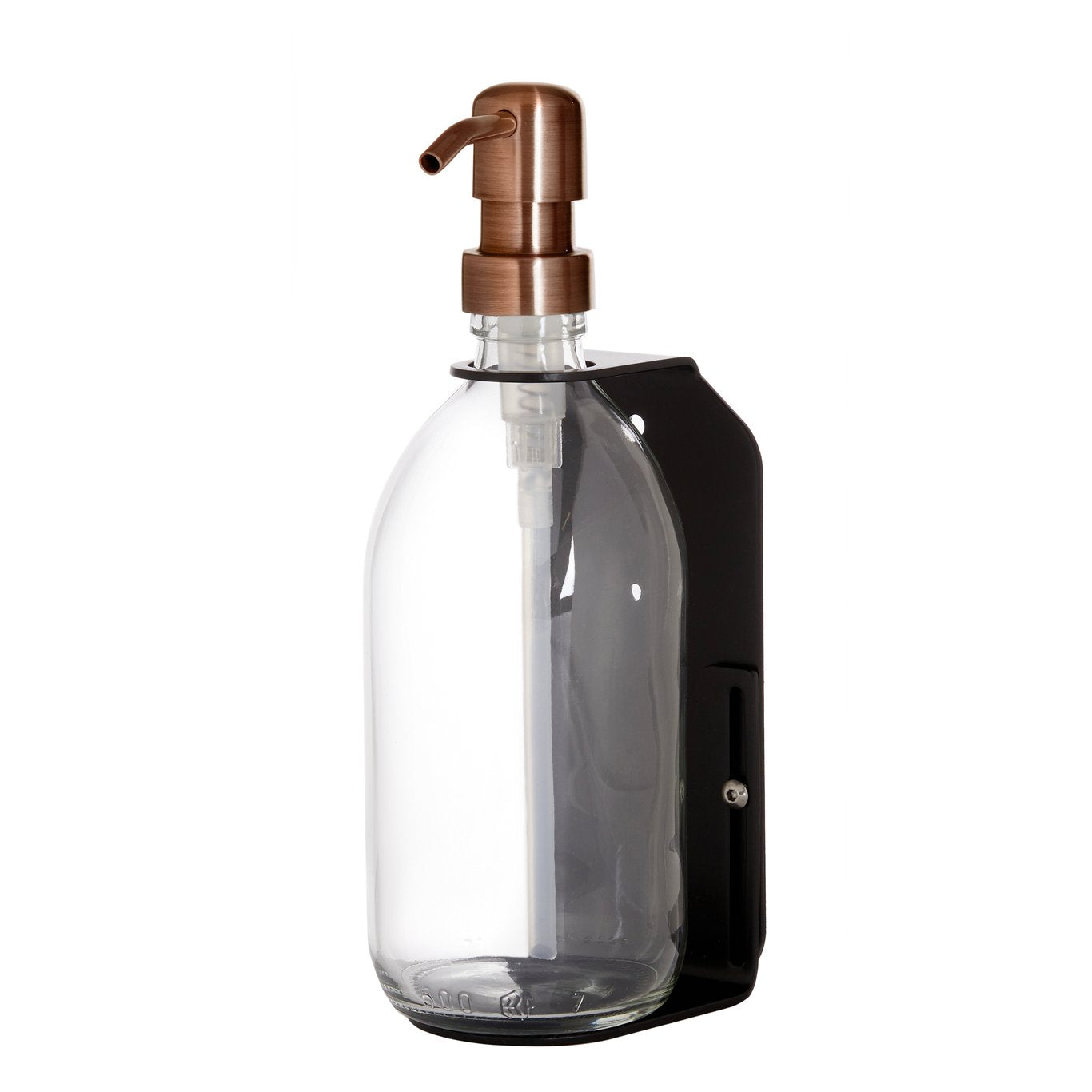 Black Single Wall Mounted Soap Dispenser-7