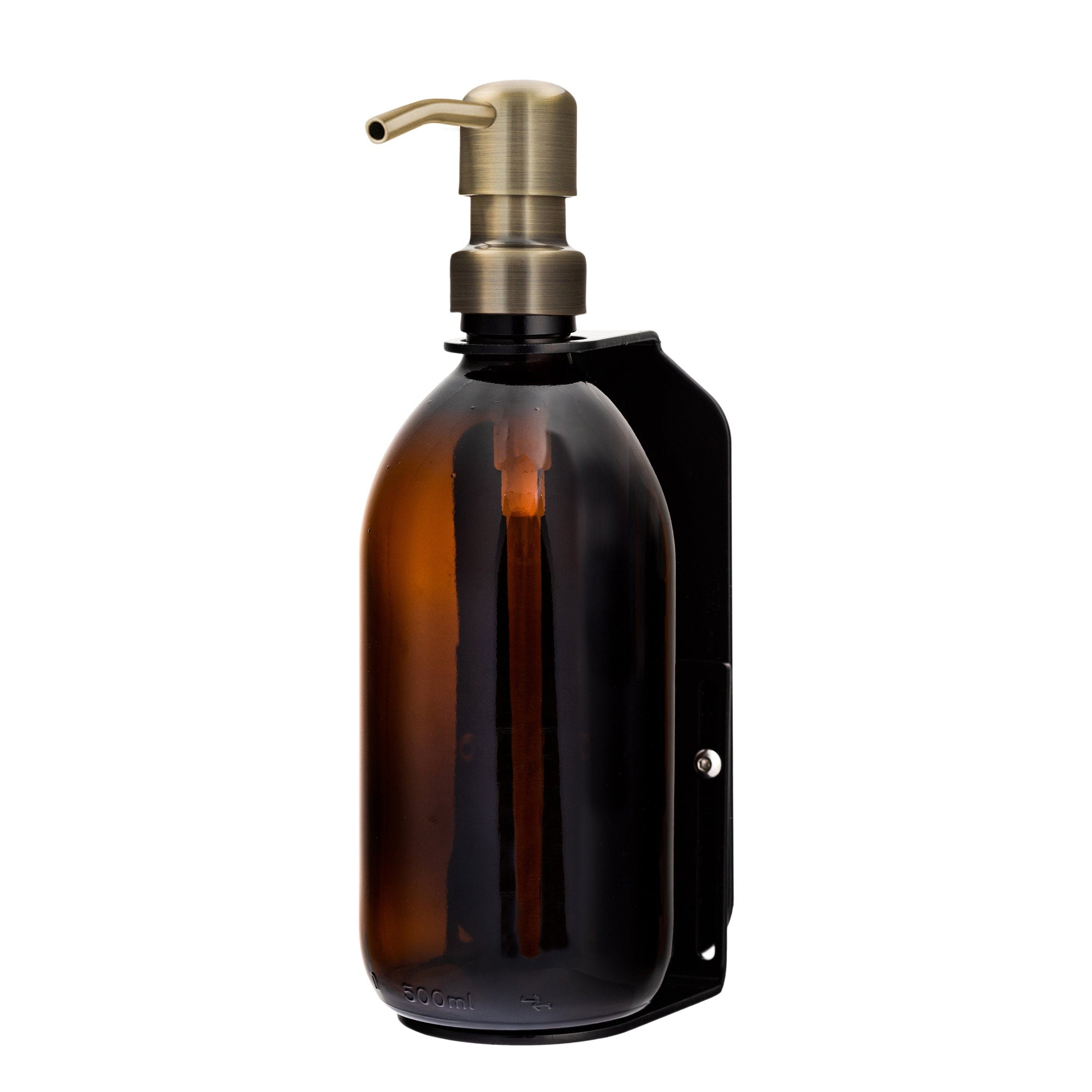 Black Single Wall Mounted Soap Dispenser-8