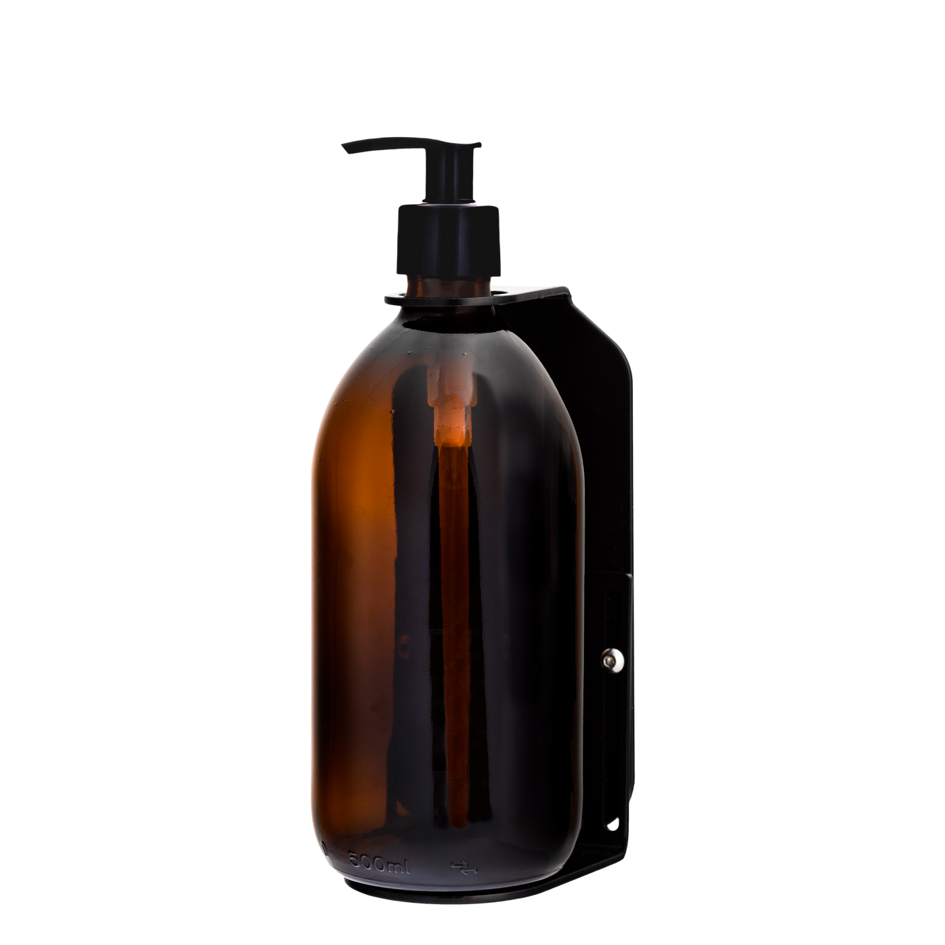 Black Single Wall Mounted Soap Dispenser-12