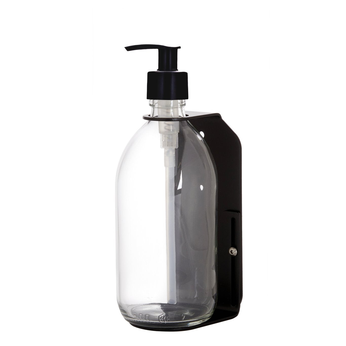 Black Single Wall Mounted Soap Dispenser-13