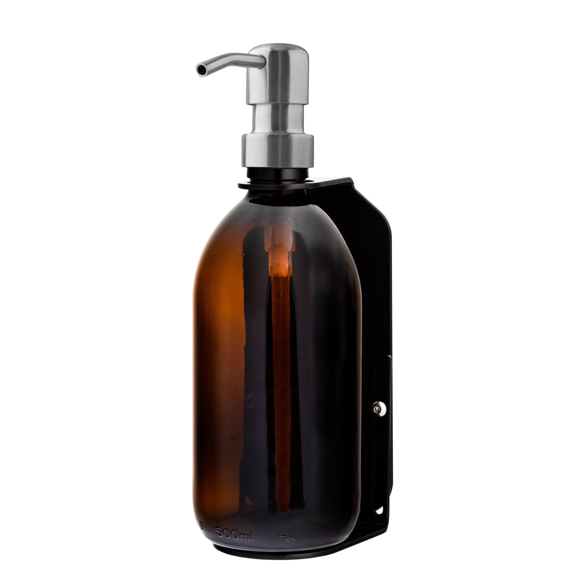 Black Single Wall Mounted Soap Dispenser