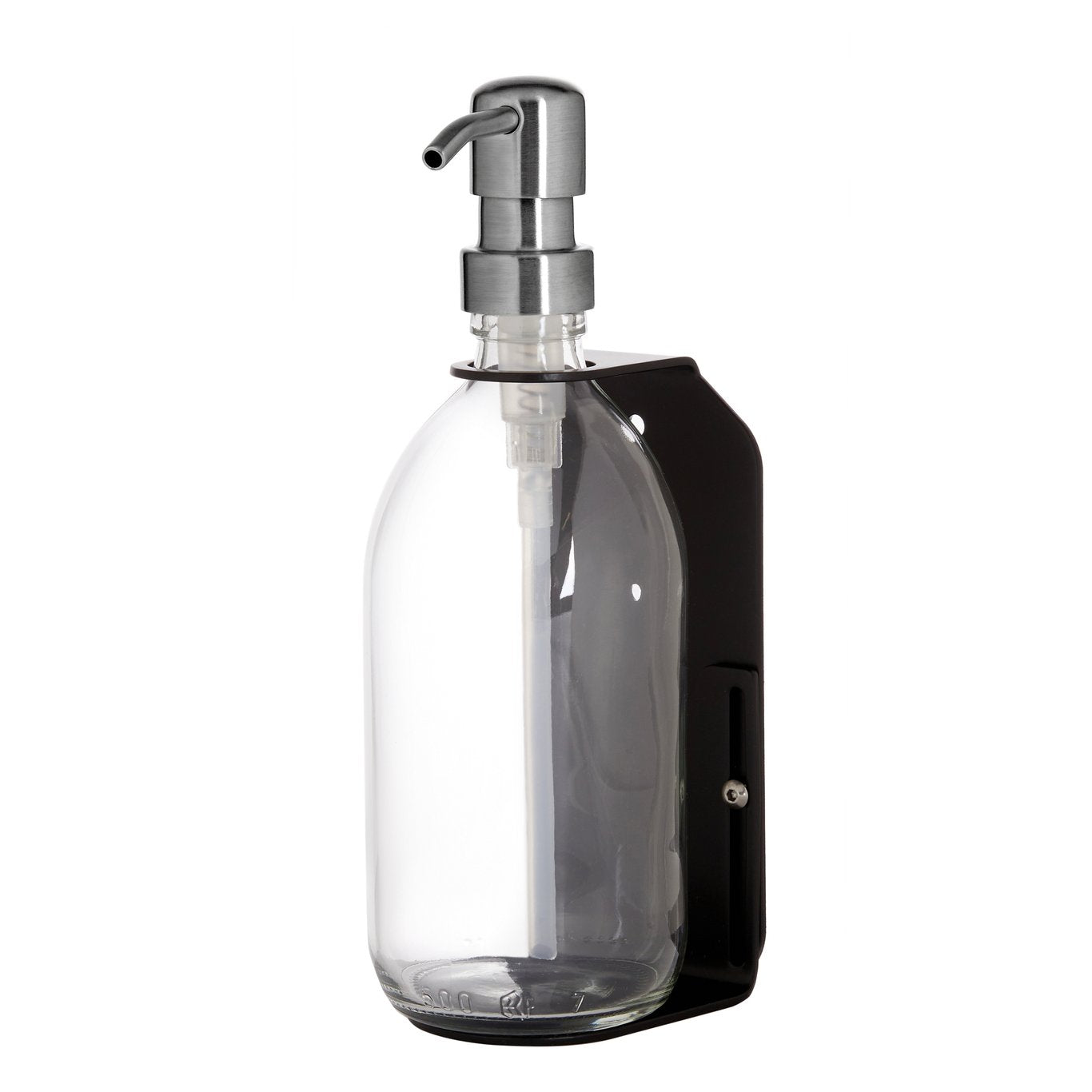 Black Single Wall Mounted Soap Dispenser-11