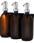 Black Triple Wall Mounted Soap Dispenser