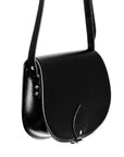 Handmade Leather Saddle Bag - Black