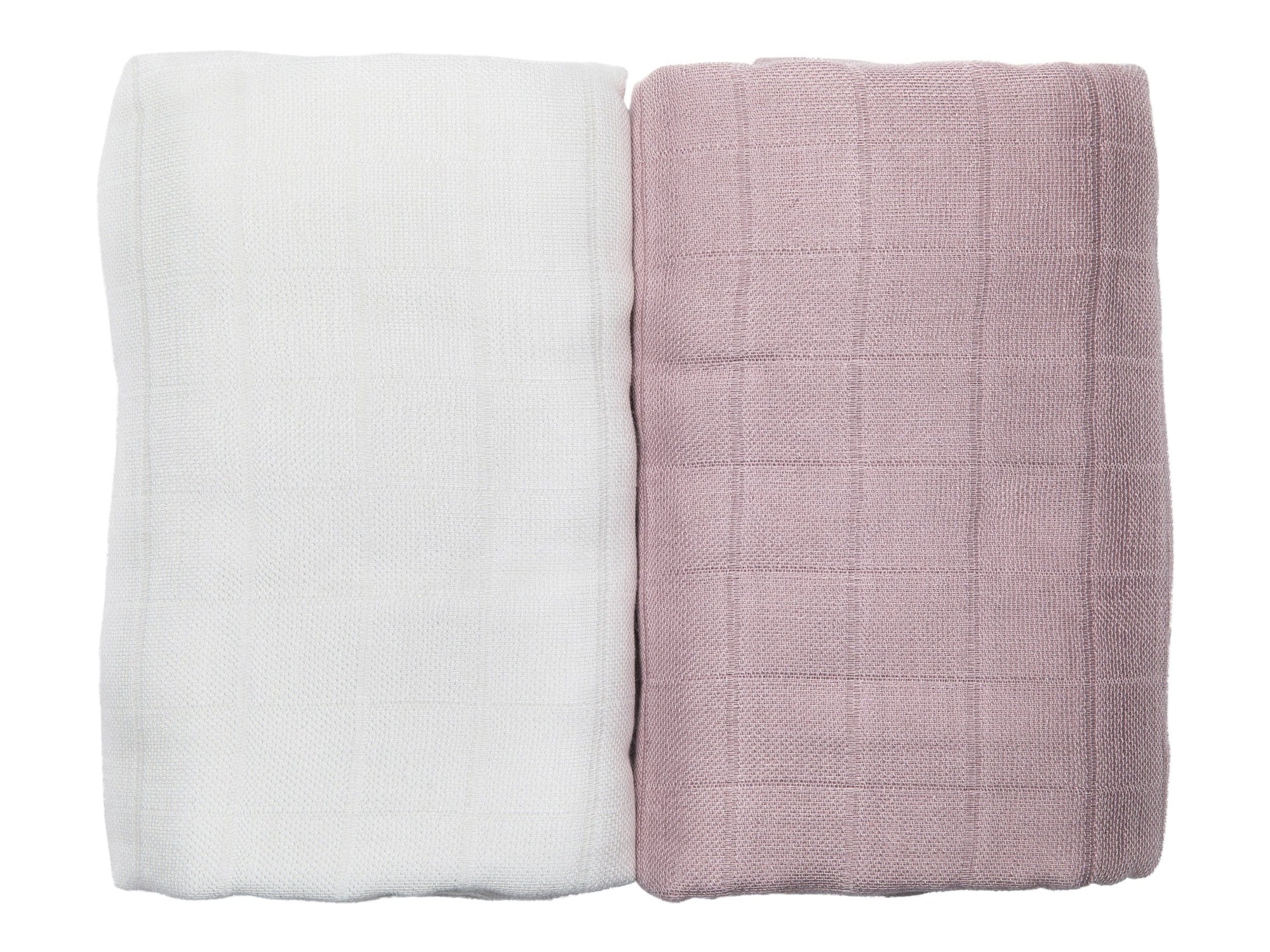 Muslin Blanket Pink / White-2