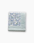 Paisley Hand Blocked Tablecloth | Blue and White