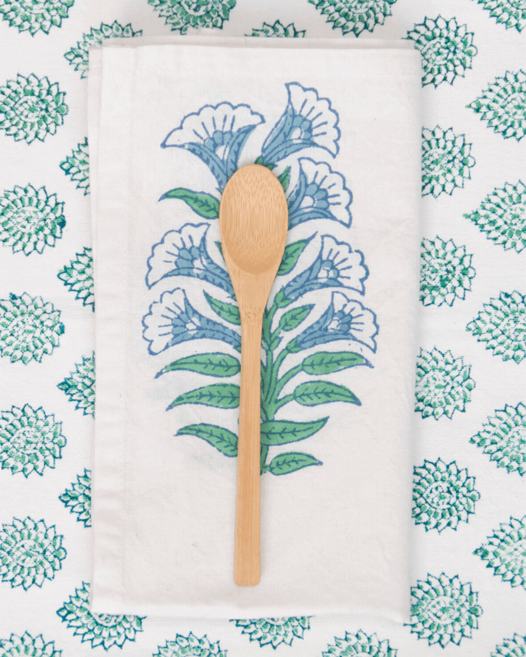Blue Gladioli Napkins | Set of 4