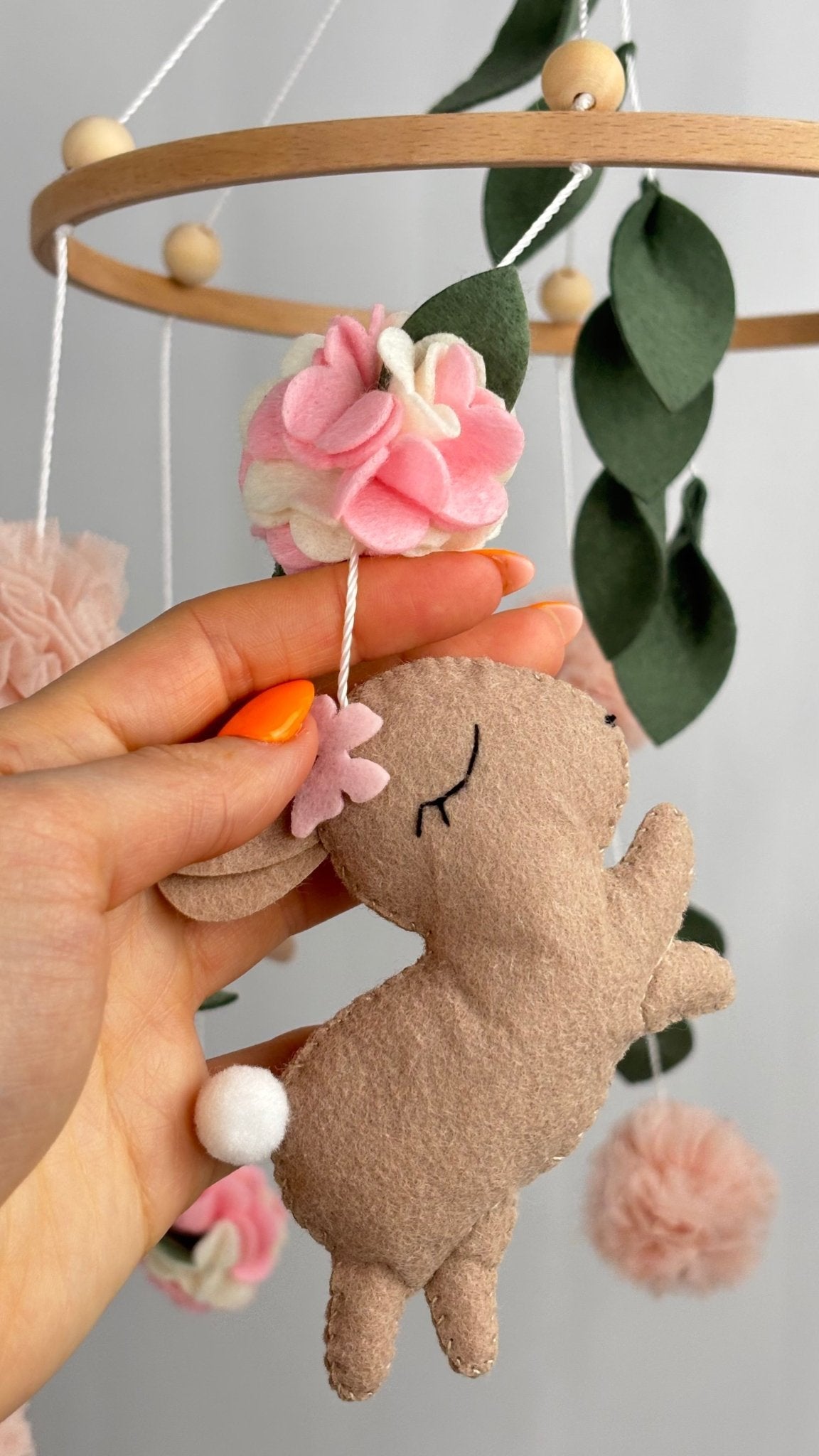 Blossom Bunny Cot Mobile