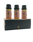 B Calm Blended Essential Oil Gift Set – Breathe, Live & Rest – Stress Relief, Energy Boost & Sleep & Hormone Support – 3×10ml