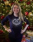 Blue Heart Breastfeeding Top