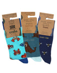 Blue Lover 3 Bamboo Sock Set