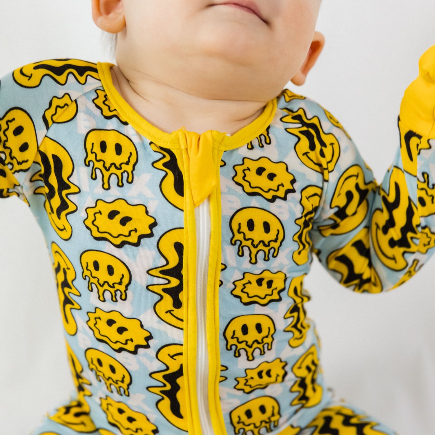 NIXX BABY Buttery Soft Bamboo Zip Onesie Sleeper with Fold Over Hands & Feet - Perfect for Lounging & Play by NIXX BABY at brixbailey.com