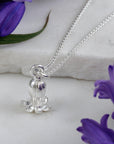 Bluebell Flower Silver Charm