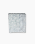 Minerals Hand Blocked Printed Tablecloth | Blue and White
