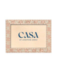 Blush Pink Mosaic Wooden Frame 7x5"