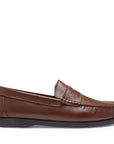Boat Loafers, brown leather