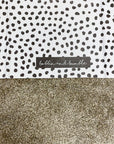 Splash mat - Monochrome Spotty Polka Dot
