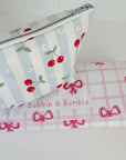 Nappy Wallet - Cherry Stripe