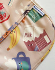 Long Sleeved Baby Bib - Snack Time