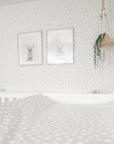Anti-Roll Wedge Changing Mat - Grey Spots